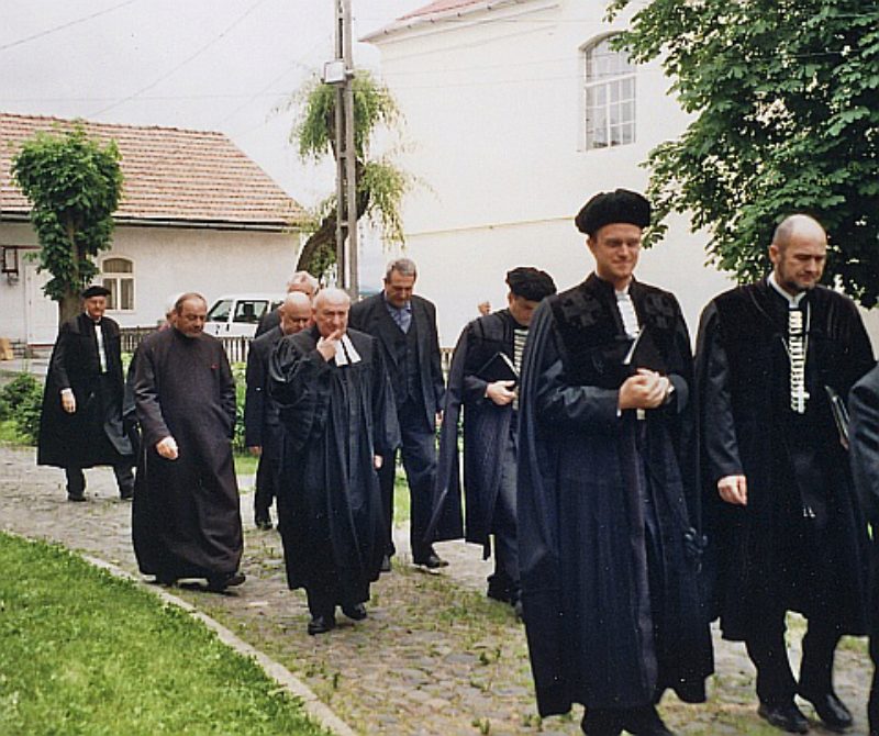 Prsentation von Pfarrer Hans Zey (Zweiter von ...