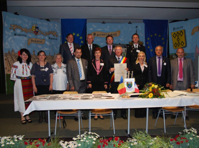 Bistritzer offizielle Delegation in Herzogenrath. ...