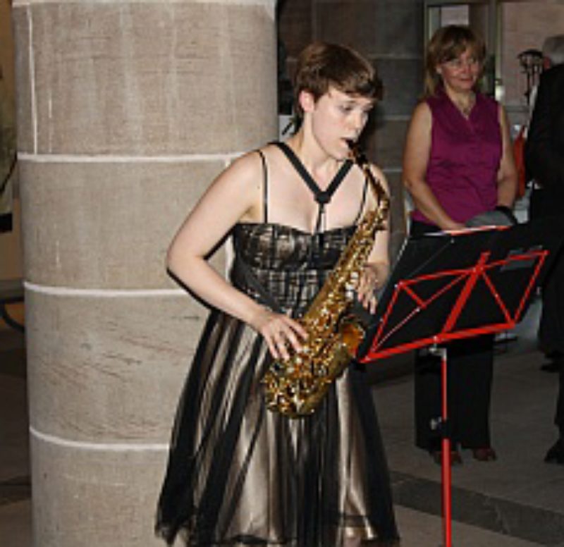 Virtuose Solistin: Sofia Fuss am Saxophon ...