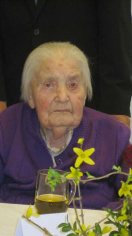 Sofia Thomae feierte ihren 100. Geburtstag. ...