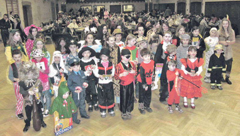 An der Faschingsfeier in der Stadthalle Backnang ...