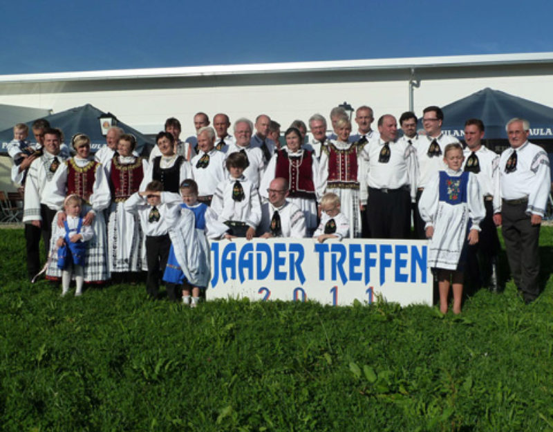 Trachtentrger beim 15. Jaader Treffen in ...