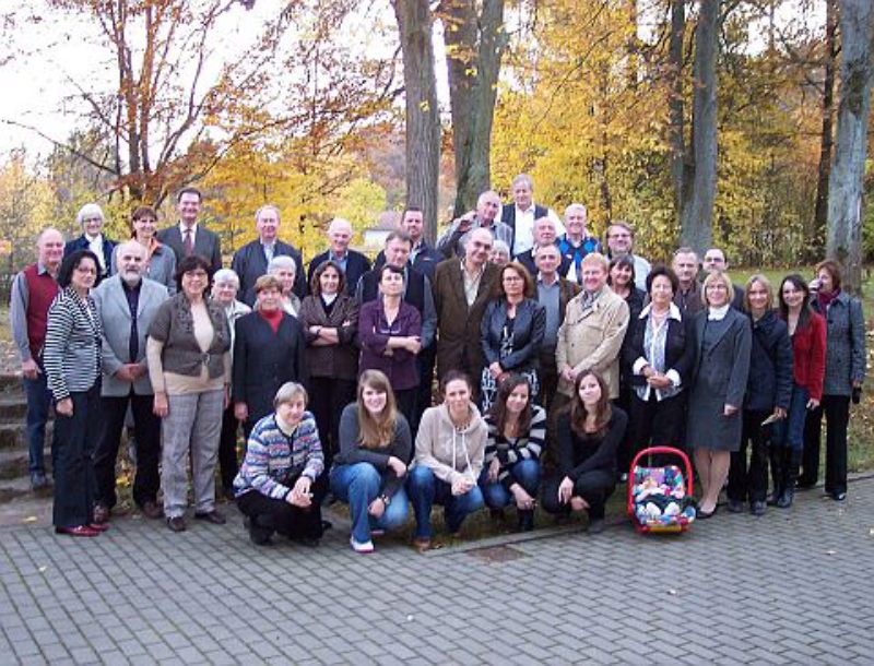 Gruppenbild der Teilnehmer des Landler-Seminars ...