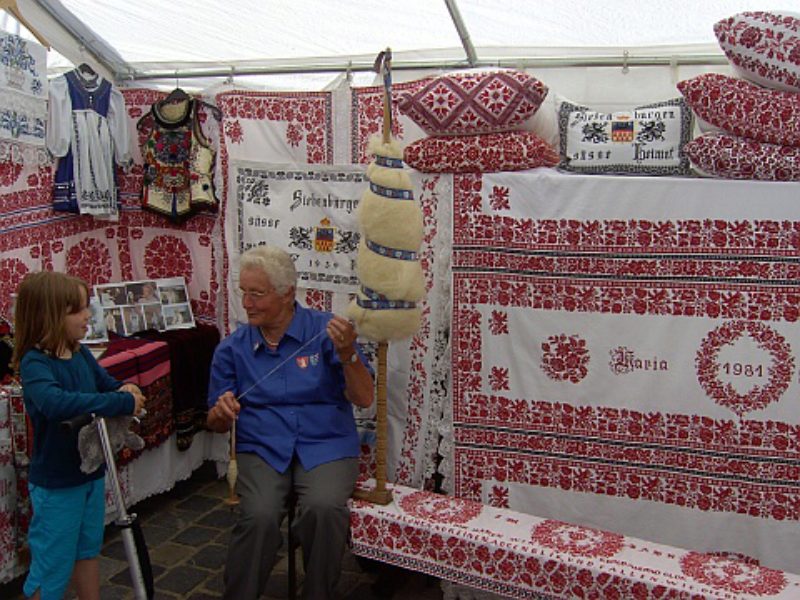 Die ausgestellte siebenbrgisch-schsische ...