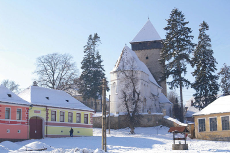 Roseln. Gotische Saalkirche aus dem 15. ...