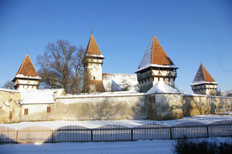 Kleinschenk. Saalkirche von 1421. Die Jahreszahl ...