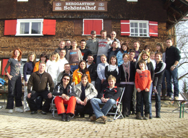 Die Teilnehmer des 9. SJD-Skiwochenendes im ...