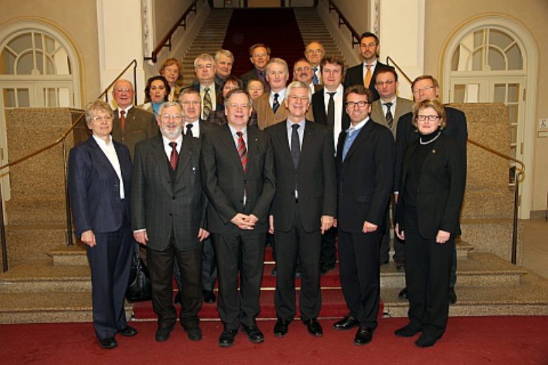 Zahlreiche Vertreter der Landsmannschaften ...