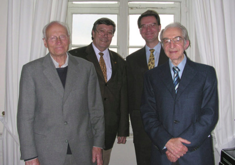 Vier Vorsitzende, Gundelsheim 2006 (von links): ...