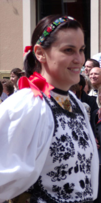 Astrid Kelp beim Heimattag 2009. Foto: Robert ...