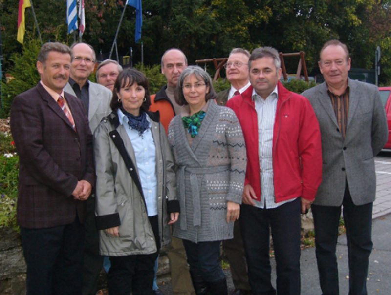 Neuer Vorstand der Kreisgruppe Bayreuth, vordere ...