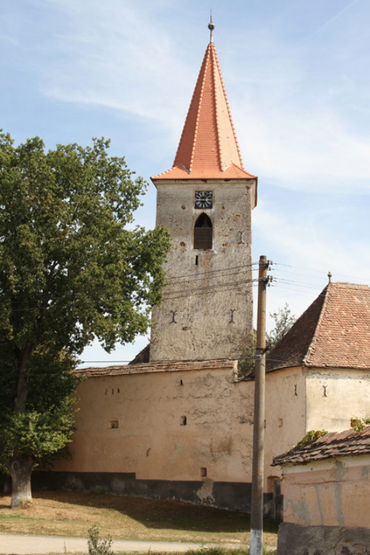 Der im Sommer renovierte Braller Turm. Foto: Emmi ...