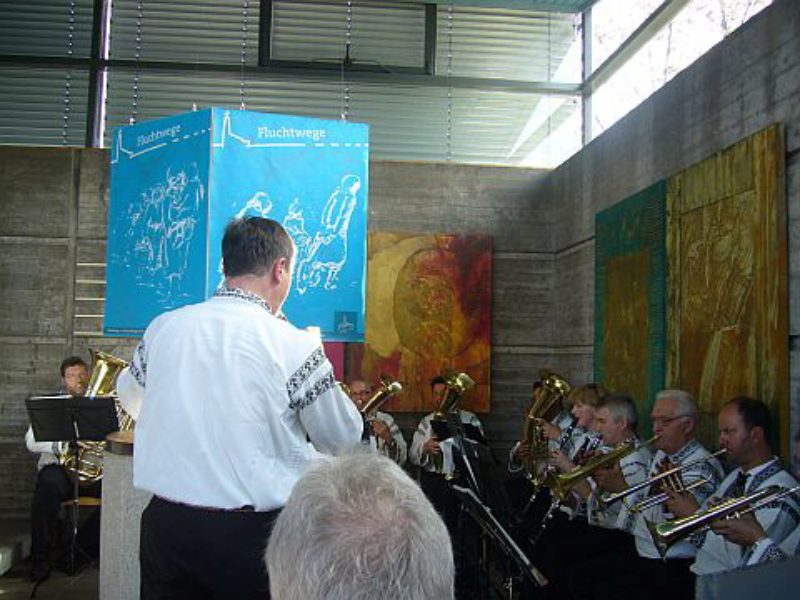 Die Siebenbrger Musikanten Overath umrahmten die ...