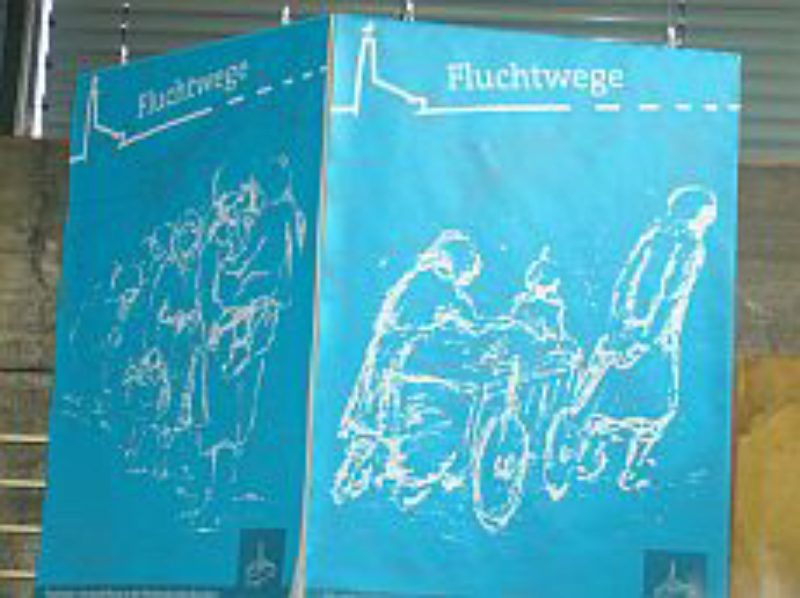 Plakat zur Ausstellung. Foto: Gnter Scheipner ...