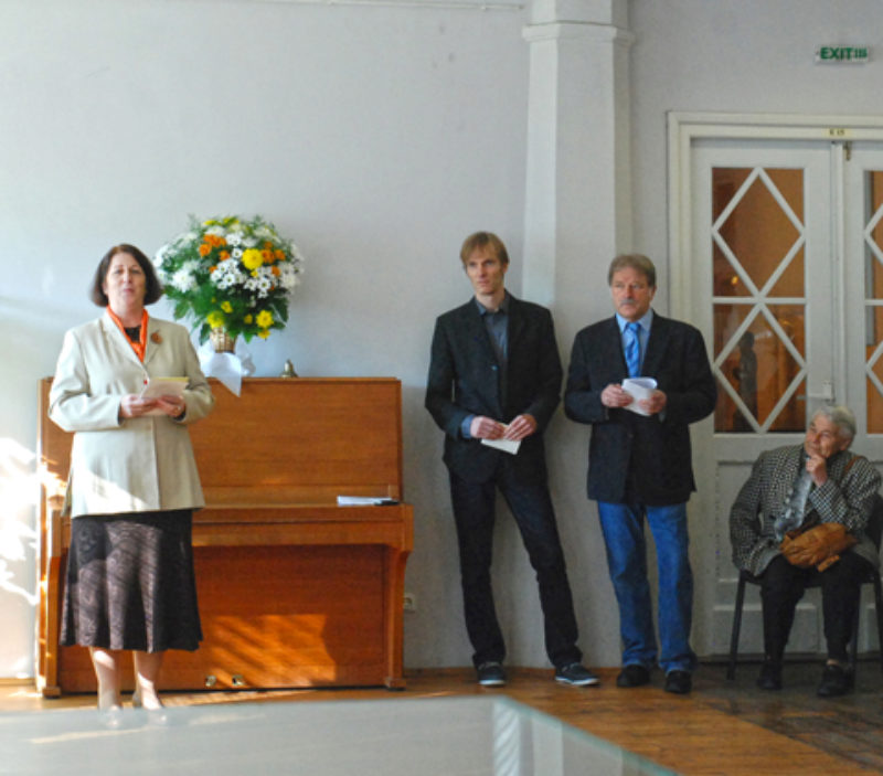 Gerhild Rudolf, Leiterin des Teutsch-Hauses, ...