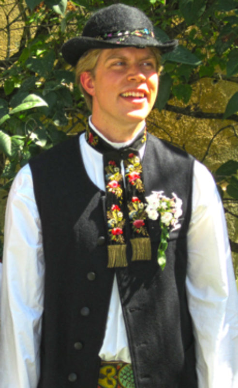 Patrick Krempels auf der Groauer Hochzeit. Foto: ...