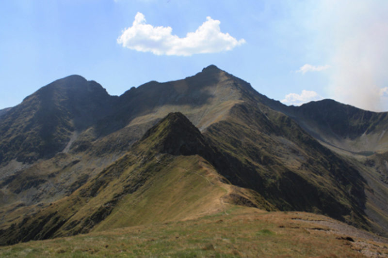 Blick vom Scara-Gipfel auf dem Frecker See ...