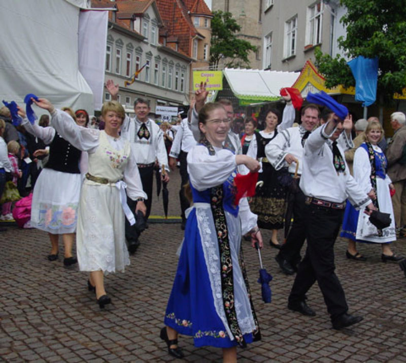 Siebenbrger gut gelaunt beim Niedersachsentag. ...