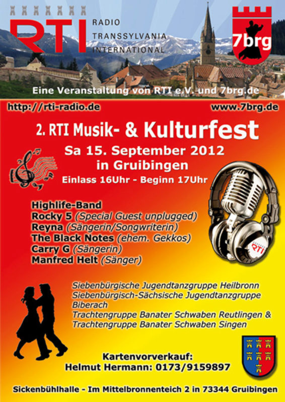 Plakat des RTI Musik- und Kulturfestes 2012 ...