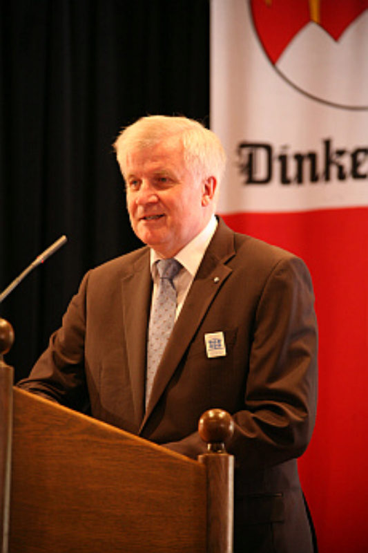 Bayerns Ministerprsident Horst Seehofer whrend ...