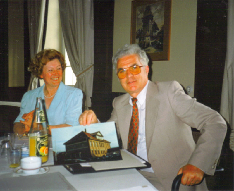Volker Wollmann und Annemie Schenk, Vorsitzende ...