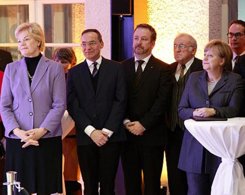 Dr. Angela Merkel (rechts) hielt beim ...