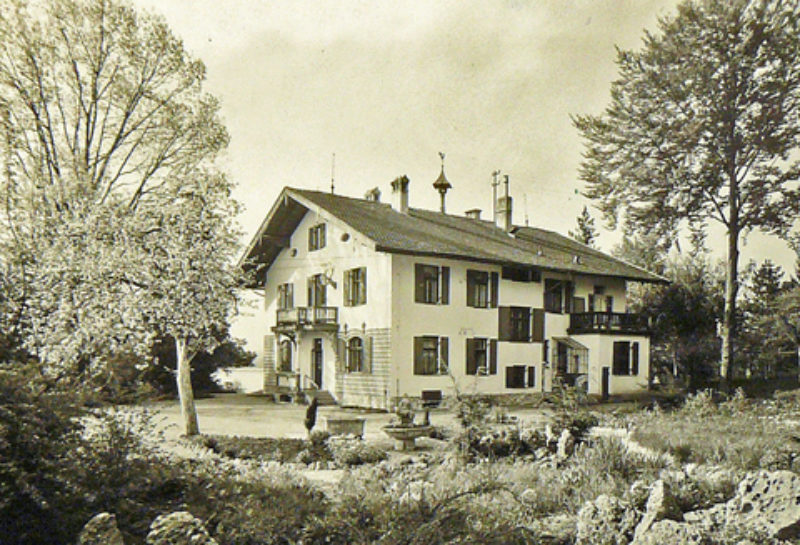 Das Haupthaus, heute Haus 3, im Jahr 1954. Foto: ...