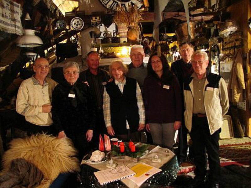 Gruppenbild beim Autorentreffen im Siebenbrger ...