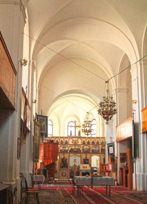 Innenraum der Spitalskirche in Hermannstadt, Str. ...