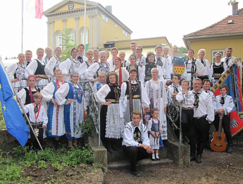 Gruppenbild der siebenbrgisch-schsischen ...