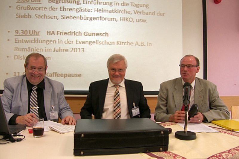 HOG-Tagung in Bad Kissingen, von links: Werner ...