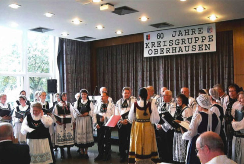 Honterus-Chor Drabenderhhe bei der 60-Jahr-Feier ...