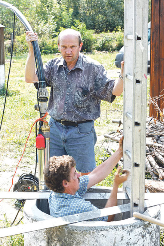 Harald Ntzold (hinten) und Michael Fillip ...