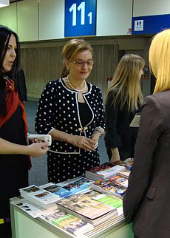 Tourismusministerin Grapini am Stand Leitstelle ...