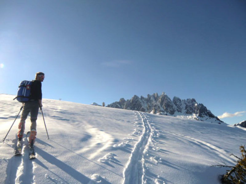 Skitour bei prchtigem Wetter. Foto: Axel ...