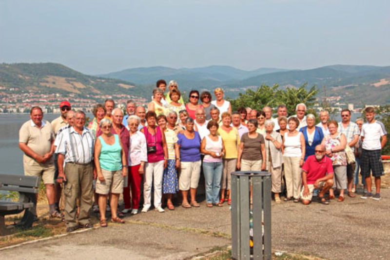 Reisegruppe Traunreut bei Or&#537;ova. Foto: ...