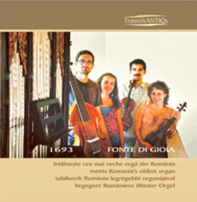 Das CD-Cover zeigt die lteste Orgel Rumniens, ...