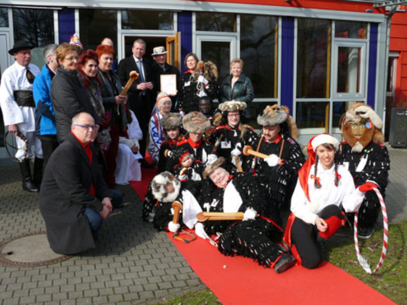 Roter Teppich der Nrnberger SPD fr das HdH, von ...