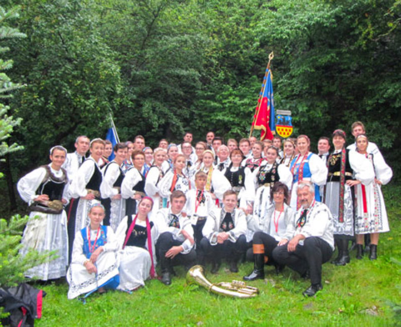 Gruppenbild im Steinbruch ...