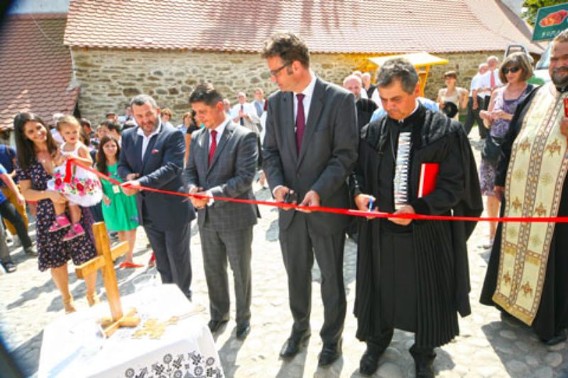 Einweihung des Pfarrhauses in Deutsch-Kreuz, von ...