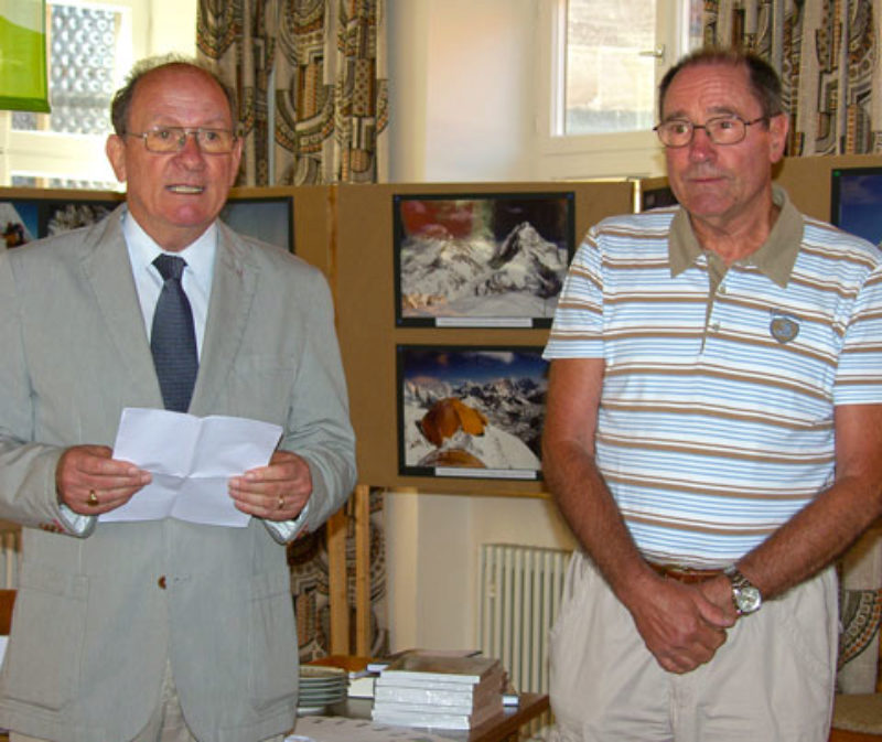 Manfred Kravatzky (links) und Erich Bonfert bei ...