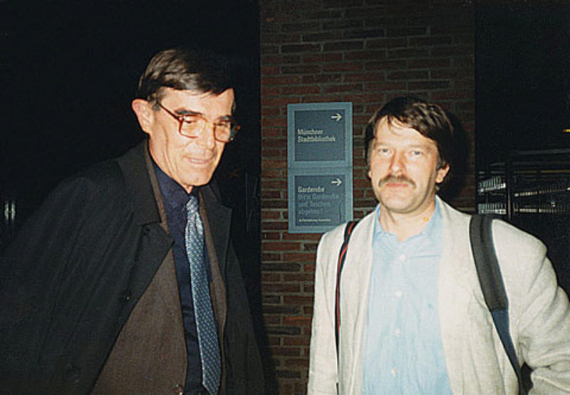 Edmund Hfer mit Konrad Klein nach einer von Olaf ...