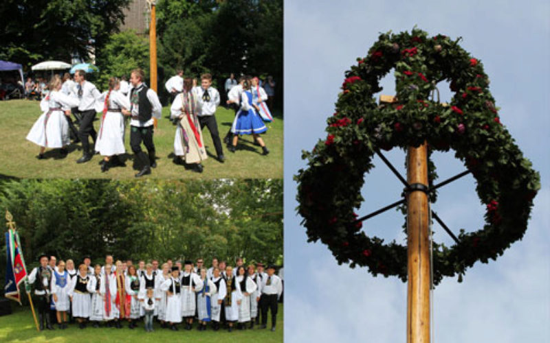 Eindrcke vom Kronenfest in Traunreut. Collage: ...