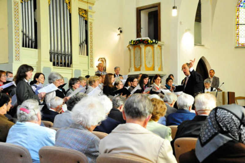 Kurt Philippi und der Bachchor bei der ...