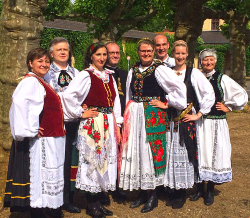 Schwungvoller Auftritt beim Sommerfest: die ...