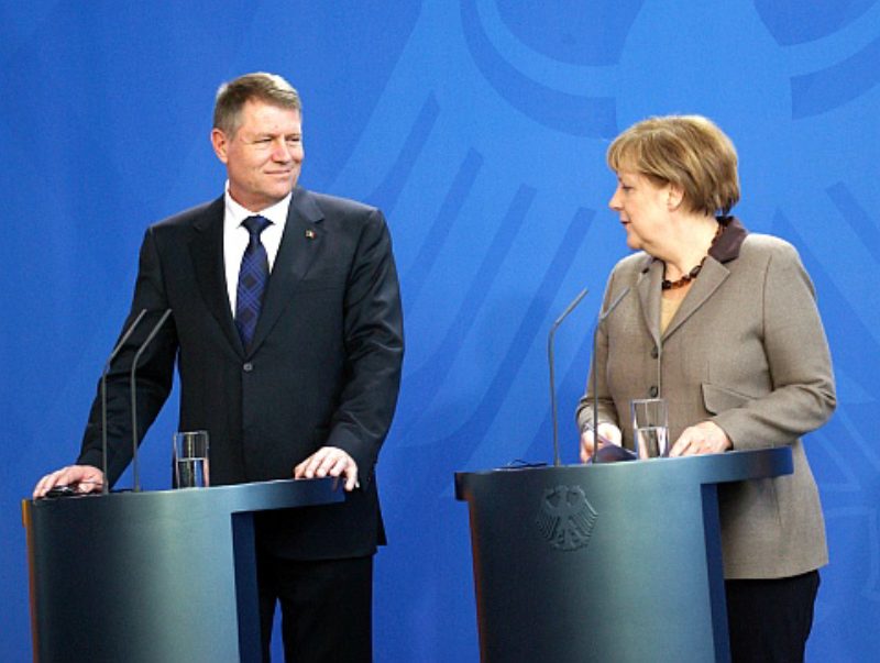 Bundeskanzlerin Angela Merkel und Staatsprsident ...
