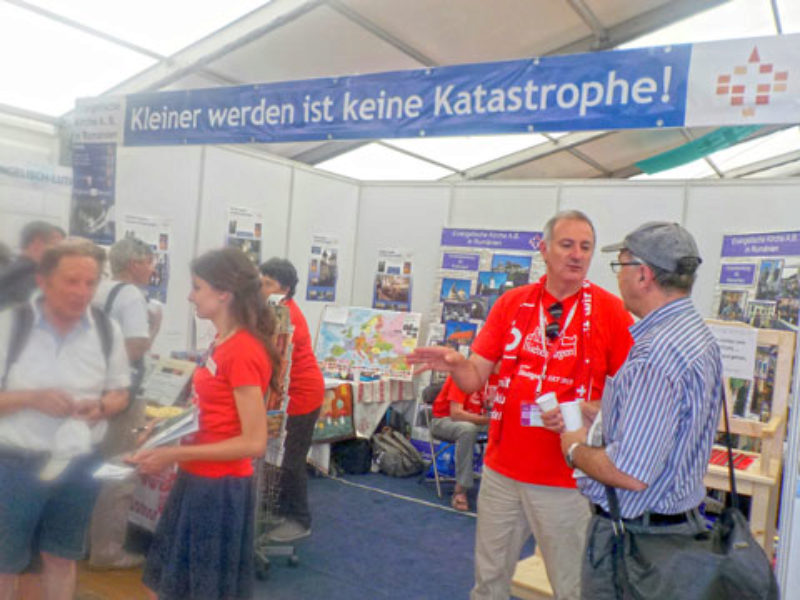 Siebenbrgischer Stand beim Kirchentag in ...