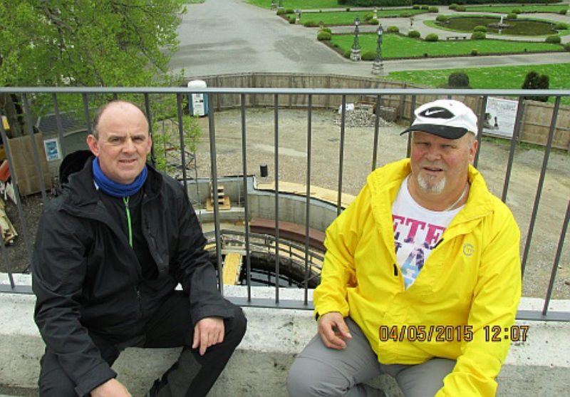 Herbert Liess (rechts) und Harry Zacker, im ...