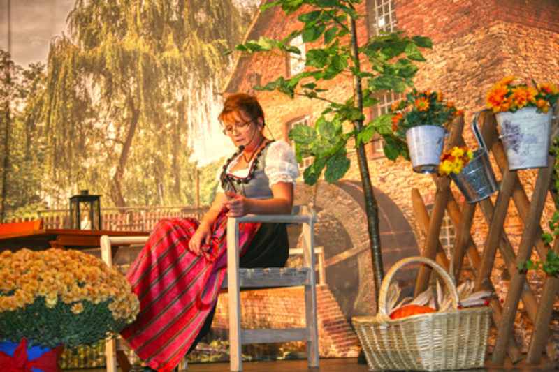 Renate Baier spielt die „schne Mllerin“. Foto: ...