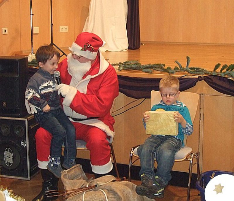 Nikolaus animierte die Kinder, Gedichte ...